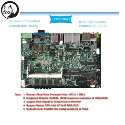 3.5 inch industrial motherboard